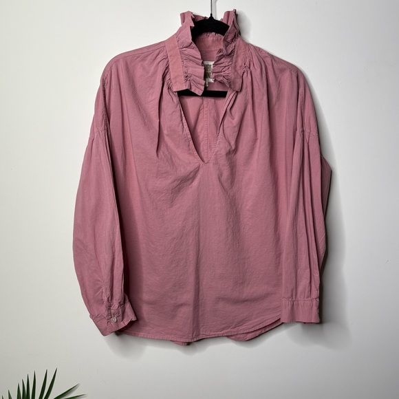 MA Shirt Thing Penelope Cabo Pink Long Sleeve Blouse - Picture 1 of 5